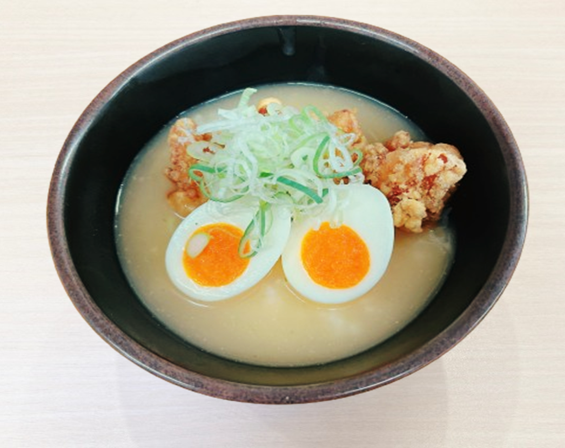 ピリ辛唐揚げ雑炊