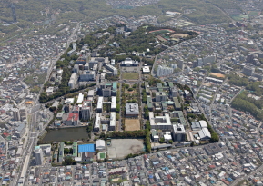 東山キャンパスの航空写真